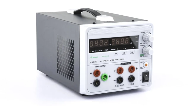 NEP-8323 Remote programmable linear mode power supply with metered isolated triple outputs